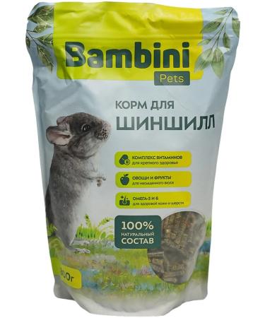 Bambini Pets Dry food for chinchilla 800 g - Buy Online on GoSupps.com
