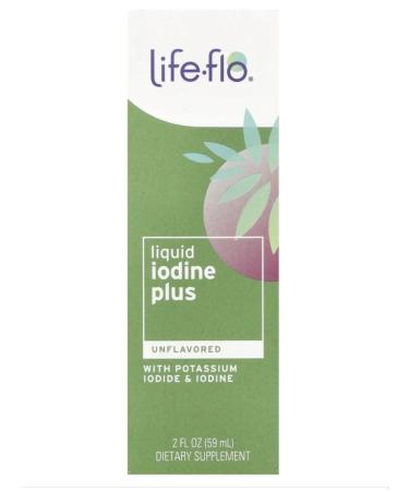 Lifeflo Liquid iDine plus liquid iodine 59 ml without taste