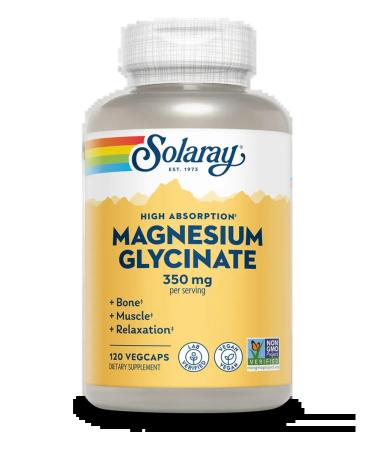 Solaray Magnesium Glycinate 350MG 120 capsules