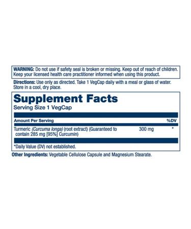 Solaray Turmeric Extract 300MG 60 capsules - Buy Online on GoSupps.com