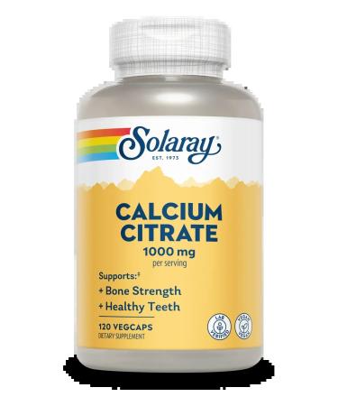 Solaray Calcium Citrate 1000mg 120 capsules