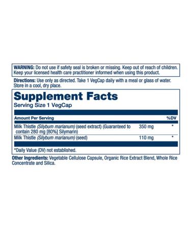 Solaray Milk Thistle 350MG 30 Karsul - Buy Online on GoSupps.com