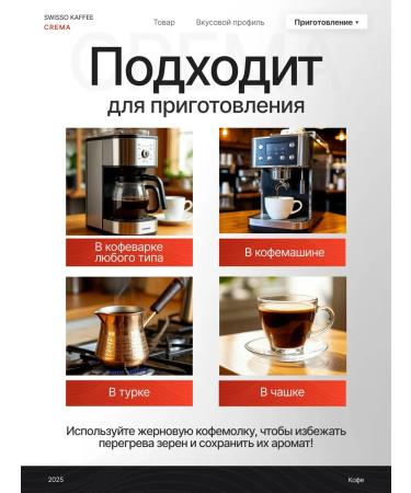 SWISSO KAFFEE Coffee in the grains of Arabica Swisso Crema 1 kg - Buy Online on GoSupps.com