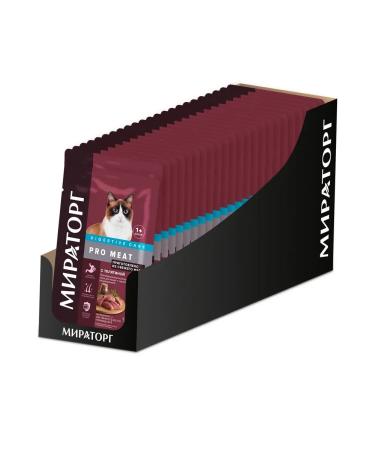Miratorg Spiders for cats veal 24 pcs 80 g - Buy Online on GoSupps.com