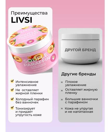 LIVSI Foam cleansing for manicure and pedicure paraffin for arms - Buy Online on GoSupps.com