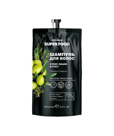 Cafe Mimi Hair shampoo super volume and growth of olive thyme 100ml - Buy Online on GoSupps.com