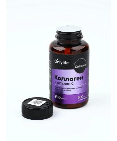 Onlylife Bad Collagen + Vitamin C in capsules 90 pcs 2580 mg - Buy Online on GoSupps.com