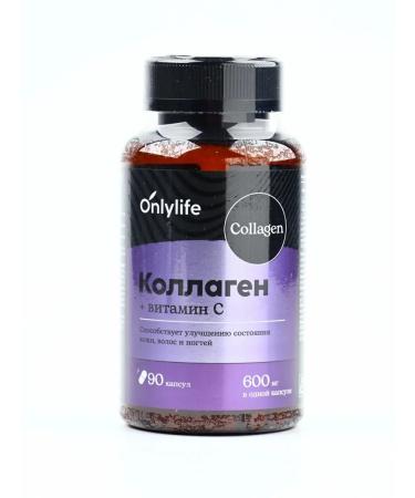 Onlylife Bad Collagen + Vitamin C in capsules 90 pcs 2580 mg - Buy Online on GoSupps.com