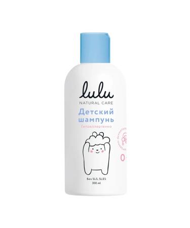 LULU Baby Shampoo - with wheat proteins peach oil lavender calendula chamomile extracts and panthenol SLS-free SLES-free 300 ml 0+ / 6 pcs