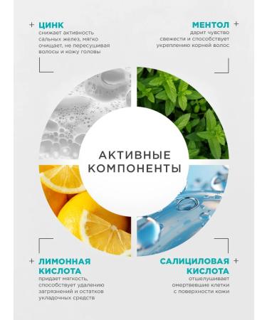 NSC Shampoo for oily scalp of the head and hair of Korea 500ml - Buy Online on GoSupps.com