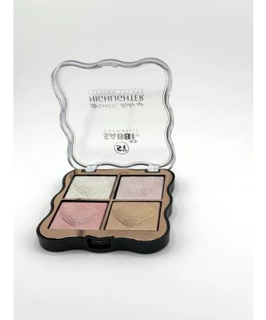 vipsvet Highlighter for the face of the body shining dry palette - Buy Online on GoSupps.com