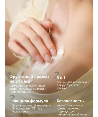 Gesha Body milk with papaya and hyaluronic acid 300 ml - Buy Online on GoSupps.com