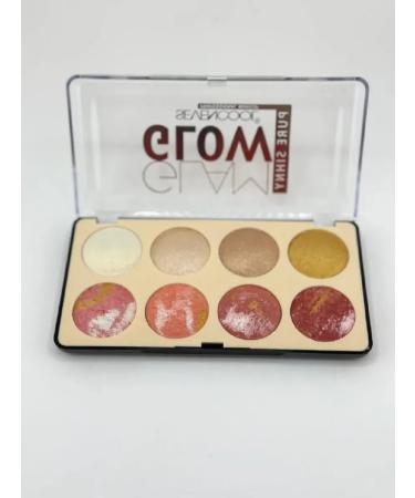 MIS31 Palette Haileiters and blush SevenCool Glam Glow Pure Shiny - Buy Online on GoSupps.com