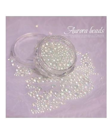 Aurora bubble nail beads