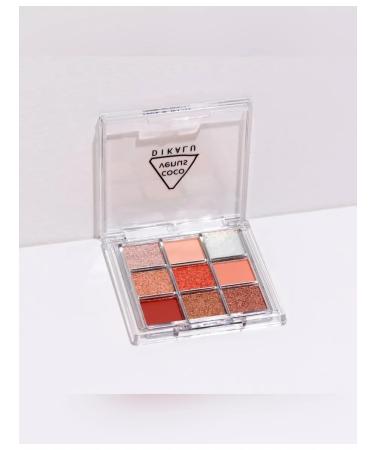 Simaland Bright palette of shadows with glitter for makeup - Buy Online on GoSupps.com