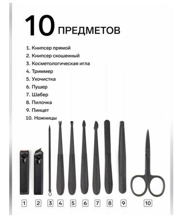 Queen fair Universal manicure set for 10 items - Buy Online on GoSupps.com