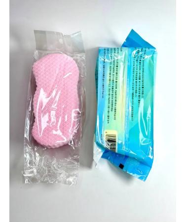 ac349 Shower sponge peeling washcloth set 2pcs - Buy Online on GoSupps.com