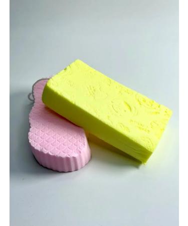 ac349 Shower sponge peeling washcloth set 2pcs - Buy Online on GoSupps.com