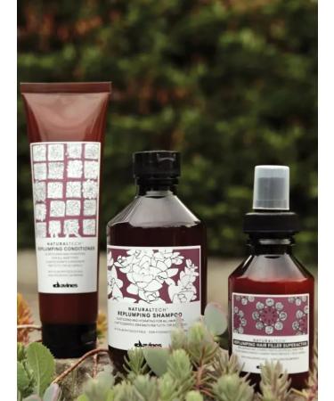 Davines Hair shampoo RePLUMPING NATURAL TECH 250 ml - Buy Online on GoSupps.com