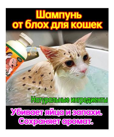 Hypoallergenic shampoo from fleas for cats and dogs