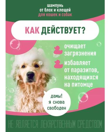 Hypoallergenic shampoo from fleas for cats and dogs - Buy Online on GoSupps.com