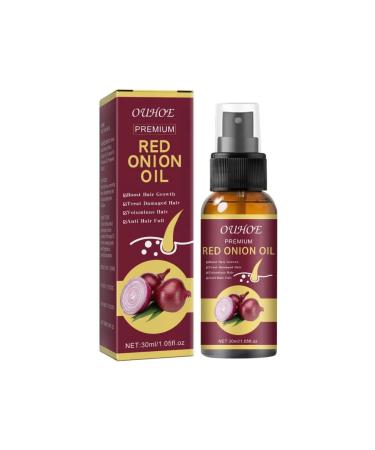 Ouhoe Onion hair grows oil to strengthen the roots moisturize the shine