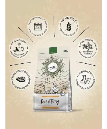 CRAFTIA HARMONA Dry food for adult cats with duck and turkey 320g - Buy Online on GoSupps.com