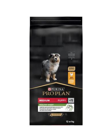 PRO PLAN About the plan of dry food for puppies of medium breeds with chicken 12 kg - Buy Online on GoSupps.com
