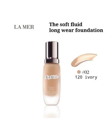 La Mer Restoring foundation fluid cream shade 02 IVORY