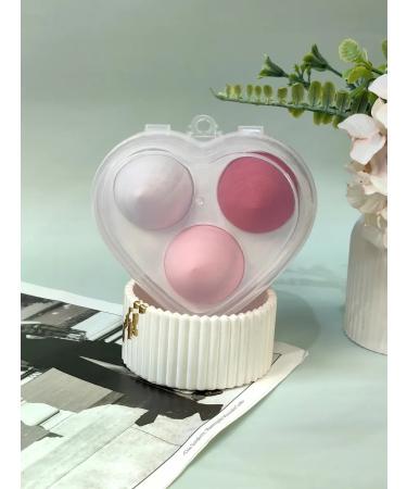 A set of cosmetic sponges for the tonal base of powder and rum ...