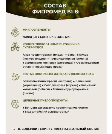 Kalinyak Fipspromed B1-8 eczema of the skin of the head 7 pcs. 50 ml - Buy Online on GoSupps.com