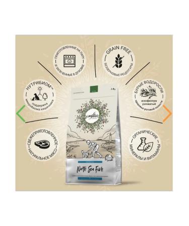 CRAFTIA HARMONA North Sea Fish dry cat food fish 1.4kg - Buy Online on GoSupps.com