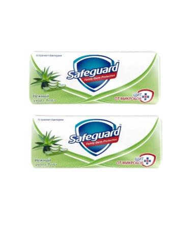 SAFEGUARD Soap delicate care aloe 90 g 2 pcs