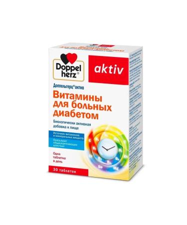 Doppelherz Active vitamins with diabetes 30 tablets 2 - Buy Online on GoSupps.com
