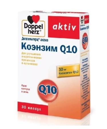 Doppelherz Coenzyme Q10 30 capsules - Buy Online on GoSupps.com