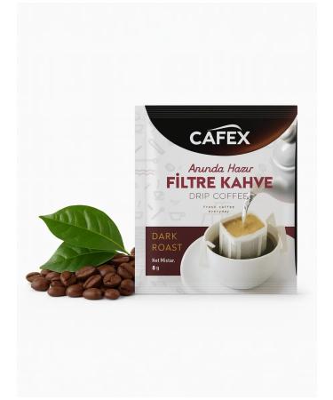 Cafex Ground coffee in drip packages Dark Fortress - Buy Online on GoSupps.com