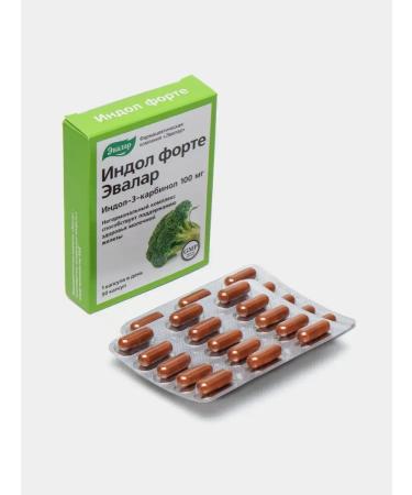 Evalar Indol forte 30 capsules - Buy Online on GoSupps.com