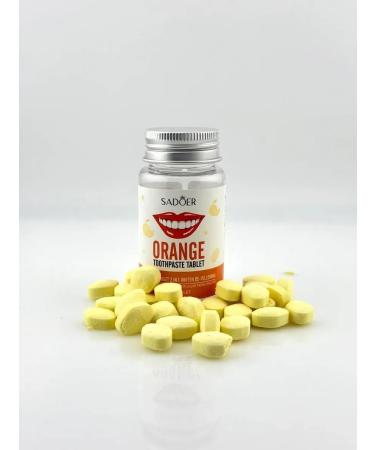 GM0211 Toothpaste in tablets with orange taste - Buy Online on GoSupps.com