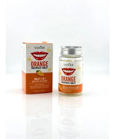 GM0211 Toothpaste in tablets with orange taste - Buy Online on GoSupps.com