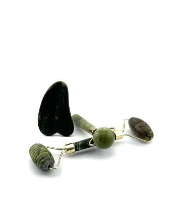 GChe2 Massage set roller and scraper of the Guasha for the face and neck - Buy Online on GoSupps.com