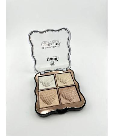 LILOK 2 Highlighter for the face of the body shining dry mini palette - Buy Online on GoSupps.com