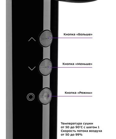 Stylish hair dryer with a capacity of 1400 W for perfect styling