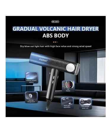 Stylish powerful hair hair dryer with adjustments