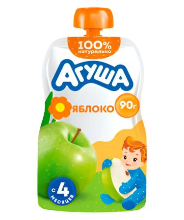 AGUSHA Assorted puree fruit baby 6x90g - Buy Online on GoSupps.com