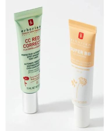 Erborian Super BB Nude & CC Red face - Buy Online on GoSupps.com