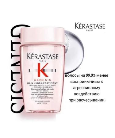 KERASTASE Hair shampoo Genesis Hydra-Fortifiant Bain 80ml - Buy Online on GoSupps.com