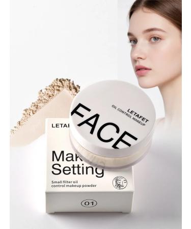 LETAFET Facial powder matting crumbly