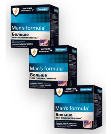 Man s formula More than polyvitamins energy+immunity 30 capsules 3