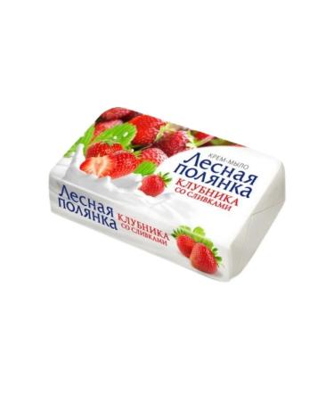 FOREST CLEARING Cream-soap strawberries with cream 90 g 2 pcs - Buy Online on GoSupps.com