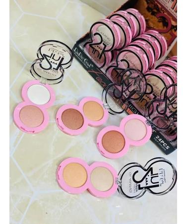 Highlighter for face of 2 colors set of 4pcs - Buy Online on GoSupps.com